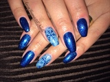 Blue Nails 