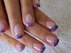 colour acrylic glitter marble french