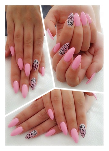 Pink#tiger#gel#💅