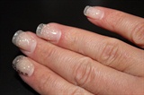 nail forms simple glitter