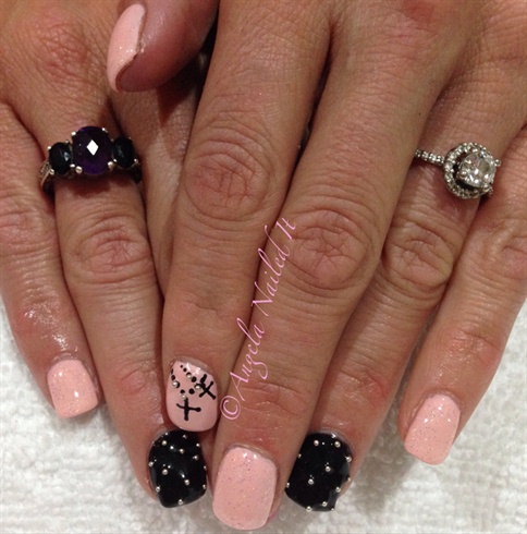 Pink, Black &amp; Caviar Beads