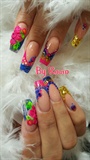 Encapsulated Nails With 3D Designs