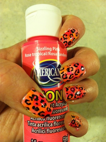 Leopard Spots with Neon