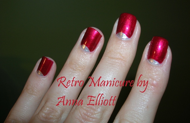 Retro Manicure (Moon manicure)
