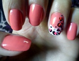 Leopard and French Tip