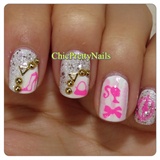 Girly Barbie Doll Nails