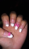 Classy white with pink bows
