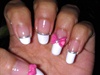 Classy white with pink bows