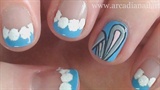 Easter Bunny Ears &amp; CottonTails Nail Art