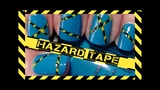 Easy Hazard Tape Effect Nail Art