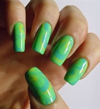 Neon Green Water Marble