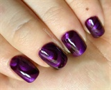 Tiny Nails - Subtle Purple Water Marble