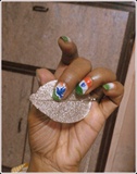 India&#39;s Independence day nail art