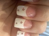 French Tip Nails With Star