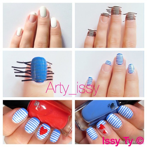 Striped Nails Tutorial