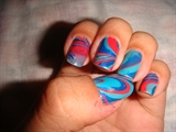 Marbled nails
