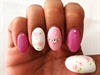 Romantic Nails White &amp; Pink 
