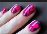 Hot Pink With Black 