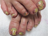 GOLD/COPPER LEAFING GEL TOES