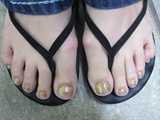 TWO TONED FALL GEL TOES