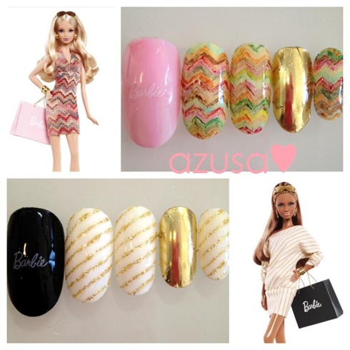 nails for City Shopper Barbie Dolls❤