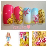 nails for Pop Icon Barbie Doll❤