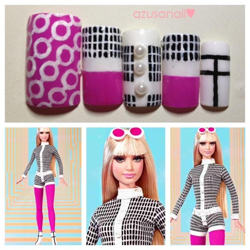nails for A Nod for Mod Barbie Doll❤