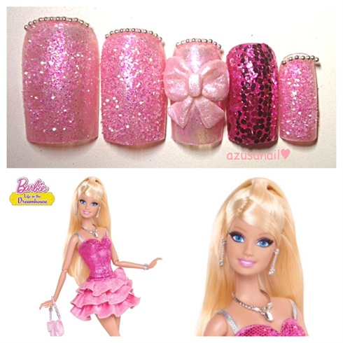 barbie doll pink nail polish