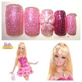Life in the Dreamhouse Barbie Doll nail❤