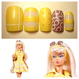 Palm Beach Honey Barbie Doll nail❤
