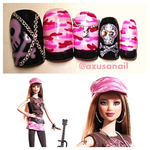 Hard Rock Barbie Nail❤