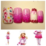 Sweet Chef Barbie Nails♡