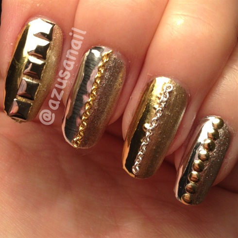 metallic nails