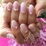 Pink Ombr&#233; With Pearls 