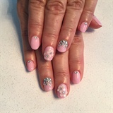 3D Flowers On Short Nails