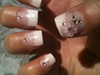 French Tip and 3D Nail Art