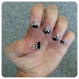 Black with dots