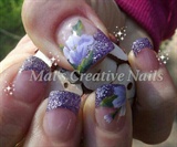 Purple Spring glitter