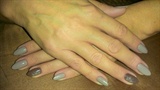 Nude almon nails.