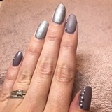Matte Grey With Dots 