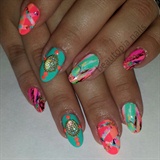 Full-On Fiji nails with Dashing Diva Des