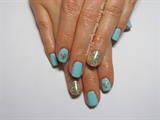 Teal with Rockstar Accent