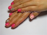 Neon Pink with Flora Accent