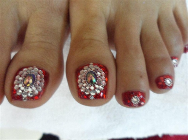 1. Nail Art with Rhinestones - wide 8