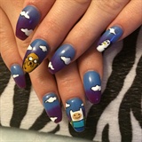 adventure time nails