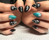 Black Matte And Turquoise 