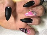 Pink And Black Lace Mix