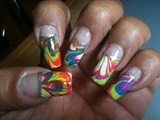 Neon Water Marble L