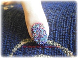 Multi-Color Caviar Manicure