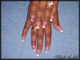 Pink &amp; White with design